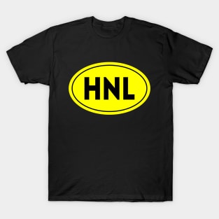 HNL Airport Code Daniel K. Inouye International Airport Honolulu USA T-Shirt